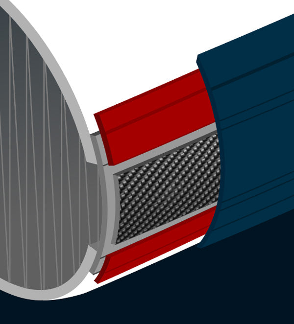 Honu rail construction cross-section diagram